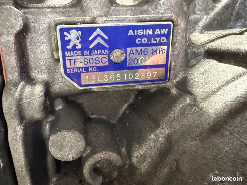 Boite automatique 2.0 HDI Peugeot 3008 / Citroën 20GY12 – Image 3