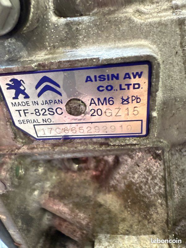 Boite 6 vitesses auto Citroen C4 Picasso 2.0Hdi 150ch 20GZ15 – Image 4