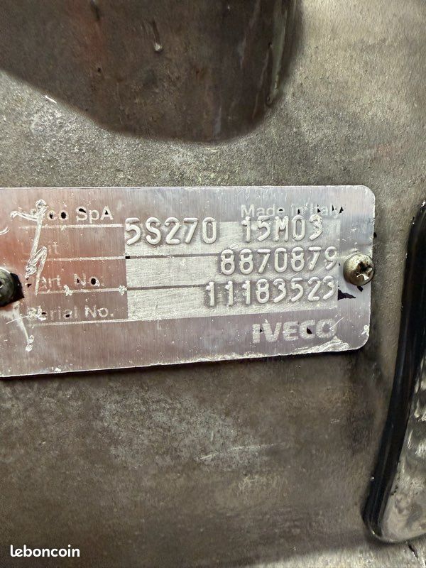 Boite de vitesses IVECO 8870879 5S270 – Image 5